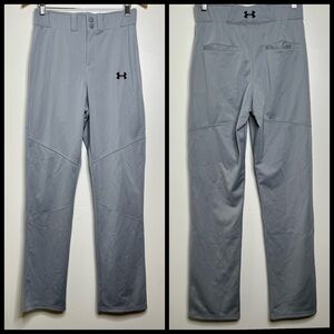 Under Armour Relaxed Utility Baseball Pants HeatGear Men’s Small Loose Fit Gray